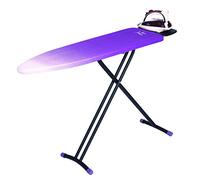 Jata Hogar TP500 Tabla De Planchar Ajustable En Altura Y Plegable, Metal, Negra/Morada, 139 X 37 X 14 Cm
