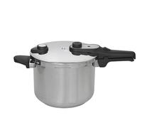 Jata Olla a presión HOLL2226 – 6 L, inox, apta para todas las cocinas (incl. inducción), 24 cm