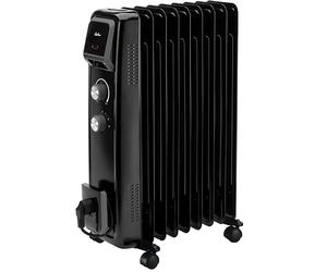 JATA JCRA2392 - Radiador Electrico bajo consumo de aceite de 9 módulos. 3 potencias de calor (800-1200-2000 W) Máxima seguridad. Fácil de transportar