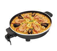 Sartén - Jata JEPE1601, Paellera Eléctrica, 43 cm Diámetro, 2000W, Recubrimiento antiadherente libre de PFOA, Negro