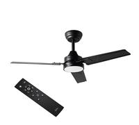 Jata Ventilador de techo JVTE4234 106 cm – Motor DC, mando y luz – Negro
