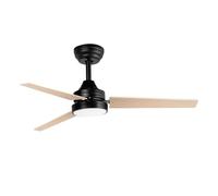 Jata JVTE4250 - Ventilador de Techo Silencioso con Luz LED, Aspas de Madera, Motor DC de Bajo Consumo, 6 Velocidades, Función Reverse, Mando a Distancia, Ventilador Techo Dormitorio 106 cm