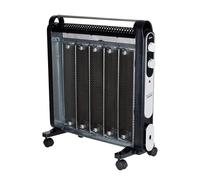 JATA RD227N - Radiador de Mica 2000W con Termostato Ajustable y 2 Potencias - Calefactor Bajo Consumo, Asa de Transporte, Antivuelco y Sistema Contra Sobrecalentamiento - Rápido y Silencioso
