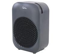 JATA TV55G - Calefactor Eléctrico con Termostato Ajustable. 2000 W. 2 Potencias de Calor y Ventilador. Calentamiento Rápido. Antivuelco. Protección Sobrecalentamiento. Color Gris