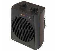 JATA TV74 - Calefactor Baño Eléctrico con Termostato Ajustable, 2000 W, 2 Potencias de Calor y Ventilador, Calentamiento Rápido, Protección Sobrecalentamiento, Asa de transporte