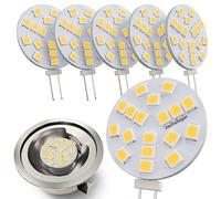 JAUHOFOGEI Bombilla LED G4 12V ac/dc Luz Natural 2W sustituir Halógena G4 20W JC - Bombilla Campana Extractora G 4 - Mini Bombillas Lámpara para Foco - Pack de 6 Unidades
