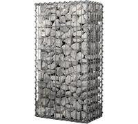 Jaula de gaviones - cesta metálica para piedras - acero galvanizado - resistente a la corrosión - 100 x 50 x 50 cm