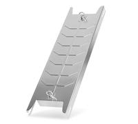 Jaxguom Tabla de salmón de acero inoxidable, 59,5 cm, giratoria 180°, para brasero