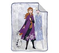 Jay Franco Disney Frozen Escena De Invierno Manta Suave de Lana Sherpa para Niños 130 x 150cm