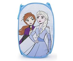 Jay Franco Disney Frozen Espiritu de Aventura Cesta Plegable Infantil con Asas para Ropa y Juguetes