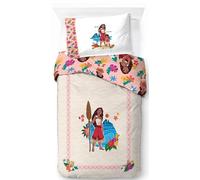 Jay Franco Disney Moana - Juego de funda de edredón individual 100% algodón - Incluye funda de almohada de 50 x 70 cm