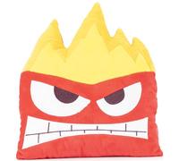 Jay Franco Disney Pixar Inside Out - Almohada decorativa con forma de ira para niños, 30 cm