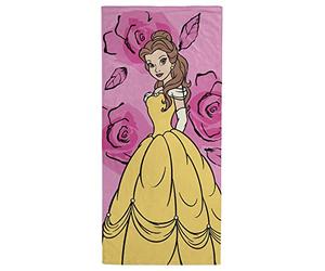 Jay Franco Disney Princesas La Rosas de Bella Toalla de Playa 71cm x 147cm 100% Algodón