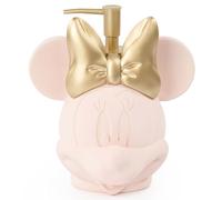 Jay Franco Dispensador de jabón de Manos y Crema para baño de Disney de Minnie Mouse, Resina Negra, decoración y Accesorios de baño