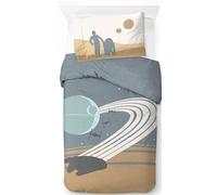 Jay Franco Star Wars - Juego de funda de edredón para cama individual, 100% algodón, incluye funda de almohada de 50 x 70 cm