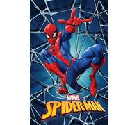 Jay Franco. Toalla Playa Spiderman 14. Toalla Playa Infantil 70x140 cm - Toalla Microfibra Ligera y Suave - Secado Rápido - Toalla Niño Niña para Playa, Piscina o Baño - Oficial