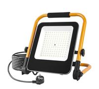 JBdusn 100W Foco de Trabajo LED, Luz de Trabajo superbrillante con Enchufe Europeo, Proyector Portátil para Obra de 6000K con Cable de 2m, Focos LED de construcción para taller, garaje y jardín