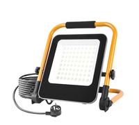 JBdusn 50W Foco de Trabajo LED, Luz de Trabajo superbrillante con Enchufe Europeo, Proyector Portátil para Obra de 6000K con Cable de 2m, Focos LED de construcción para taller, garaje y jardín
