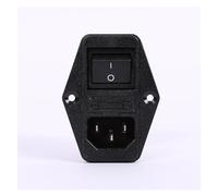 JBKJGWYA Interruptor de Seguridad for Toma de Filtro de Potencia 220V10A3A6A CW2B-10A-T (003)(CW2B 6A T with Red Light)