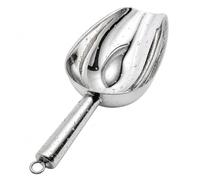 JBscoop Cuchara de acero inoxidable para hielo, cuchara de metal para alimentos, cocina, bar, fiesta, boda, resistente, apta para lavavajillas, 8 onzas