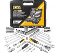 JCB | Juego de herramientas, 82 piezas, hexagonal, de 4 a 32 mm, maletín de herramientas completo, caja de herramientas, estuche de herramientas