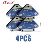 JCD 4PCS Fijador de Soldadura Magnética 45 ° 90 ° 135 ° Herramientas auxiliares de localización de ferrita, posicionador de soldadura magnético multiángulo
