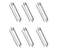JCKD 6 pieza cuchillas de recambio para pelador Tupperware, cuchillas de acero inoxidable reutilizables para pelador de patatas, aptas para pepinos, naranjas y otros peladores de verduras
