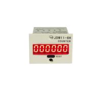 JDM11-6H Grey Digit Display Electronic Counter AC 220V DC 24V Production Counting OSBCMZGE(Contact count AC220V)