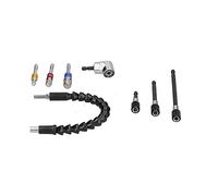 Jeanoko Accesorio de Taladro de ángulo Recto de 105 Grados, Destornillador de Tuerca de Vástago Hexagonal Duradero y Eficiente para Aparatos Eléctricos, Ingeniería Mecánica, 4 Piezas