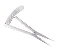 Jeanoko Medidor de Marcado, Herramienta Fina Ajustable de Acero Inoxidable para Medición de Joyería de Metal y Cuero, 1 Pieza (Calibre de marcado autoblocante)