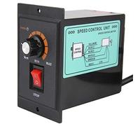 Jeanoko Monofásico Regulador de velocidad del motor, Forward and Reverse Control Motor Speed Controller AC 220V Motor Speed Controller Motor Numerical Control(400W)