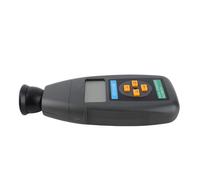 Jeanoko Tacómetro de Flash con Estroboscopio Digital, Dispositivo Portátil de Mano para Medición de Velocidad sin Contacto con Pantalla LCD Grande, Adecuado para Herramientas Eléctricas