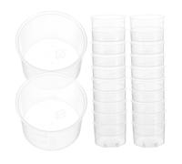 JECOMPRIS 50 Piezas Tazas Medidoras Graduadas de Plástico Transparentes de 10ml, Vaso Medidor Portátil y Versátil para Cocina y Dispensación de Medicamentos Reutilizable