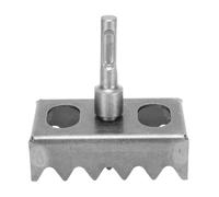Jectse Cortador de Ranuras para Cajas Eléctricas 86 de Alta Eficiencia, Perforador Duradero para Cajas de Enchufes de Acero Al Carbono para Martillo Eléctrico, Ideal para Nuevas Construcciones