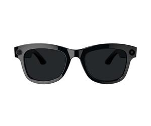 Jectse Gafas de Cámara de 8MP, Gafas Inteligentes de IA, Asistente de Vida Inteligente, Duración de la Batería Extendida, Botones Fáciles y Control Táctil, para Viajar, Trabajar o (Black)