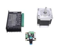 Jectse Kit de Controlador de Motor Paso a Paso Nema23, Salida de Alta Potencia para Entusiastas del Torno CNC, Material de Acero de Aleación