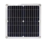 Jectse Kit de Panel Solar Portátil de 200 W, 12 V, Panel Solar Monocristalino con Controlador, Cargador para Camping, Senderismo, Ciclismo, Montañismo (20A)