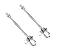 Jectse Perchas Oscilantes con Rodamientos Resistentes, Ganchos Oscilantes de Acero Inoxidable 304, Tipo D de 1800 Mm para Silla de Hamaca de Yoga