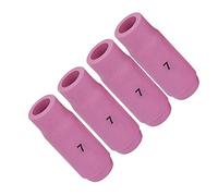 Jeffergarden 10 Boquillas de Soldadura TIG Tazas de Boquilla de Cerámica para WP-17 WP-18-26 con 5 Tamaños 6,5 Mm 8,0 Mm 9, 11,0 12, Resistente a Altas Temperaturas (Boca 11mm 10N47(7#))