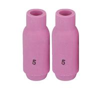 Jeffergarden 10 Boquillas de Soldadura TIG Tazas de Boquilla de Cerámica para WP-17 WP-18-26 con 5 Tamaños 6,5 Mm 8,0 Mm 9, 11,0 12, Resistente a Altas Temperaturas (Boca 8mm 10N49(#))