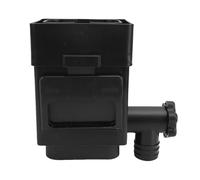 Jeffergarden Adaptador de Filtro de Bajante, Protector de Hojas de Canalón de Plástico para Tubo de Drenaje de 3 y 4 Pulgadas, Fácil Instalación, Resistente a la Intemperie, Ahorro de Espacio, para