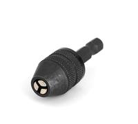 Jeffergarden Adaptador de Vástago Hexagonal para Portabrocas sin Llave de 0,3 a 3 Mm con Convertidor de Rápido para Herramientas Industriales, Garaje, Uso Doméstico