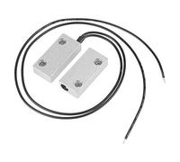 Jeffergarden Alarma Magnética de Puerta y Ventana con Interruptor | Carcasa de Metal, Contacto Normalmente Cerrado, Aleación de Zinc, para Puerta y Ventana de Metal