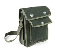 Jeffergarden Bolsa de Herramientas para Electricistas Organizador de Herramientas de Tela Oxford con Bolsillos Frontales y Sujetadores de Metal Bolsa de Almacenamiento Liviana para Instalación y