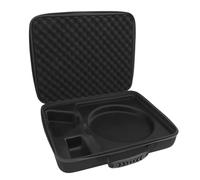 Jeffergarden Bolsa de Transporte Satelital Caja de Almacenamiento de Espuma de Doble Capa Hard Eva para Mini Cables de Adaptador de Platos y Accesorios de Viaje de Suministro de Alimentación
