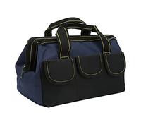 Jeffergarden Bolso de Herramientas Portátil, Bolsa de Almacenamiento de Herramientas de 18 Pulgadas, Diseño de Boca Ancha y Múltiples Bolsillos para Fácil Acceso, Ideal para Taller y Uso Doméstico