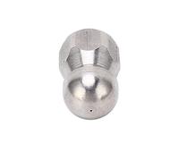 Jeffergarden Boquilla de Manguera de Alta Presión Boquilla de Chorro de Alcantarillado de Acero Inoxidable 5000 PSI 212F Nariz de Botón Fijo Orificio 4.0 con Conector Rápido de 1 4 Pulgadas para