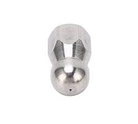 Jeffergarden Boquilla de Manguera de Alta Presión Boquilla de Chorro de Alcantarillado de Acero Inoxidable 5000 PSI 212F Nariz de Botón Fijo Orificio 4.0 con Conector Rápido de 1 4 Pulgadas para