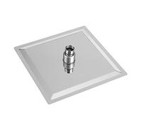 Jeffergarden Cabezal de ducha de acero inoxidable ultrafino cuadrado de 8 pulgadas Ducha de lluvia para baño