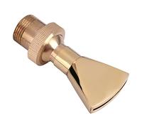 Jeffergarden Cabezales de Boquilla de Fuente de Latón, Rociador Ajustable en Forma de Ventilador con Rosca G1/2 G3/4 para Estanque, Jardín, Paisaje, Característica de Agua